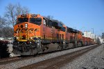 Stack train rolls west